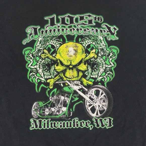 Delta Pro Weight XL T-Shirt Celebrating Harley-Davidson's 105th Anniversary SS - Picture 2 of 8